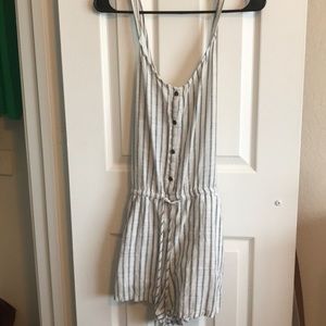 Striped romper